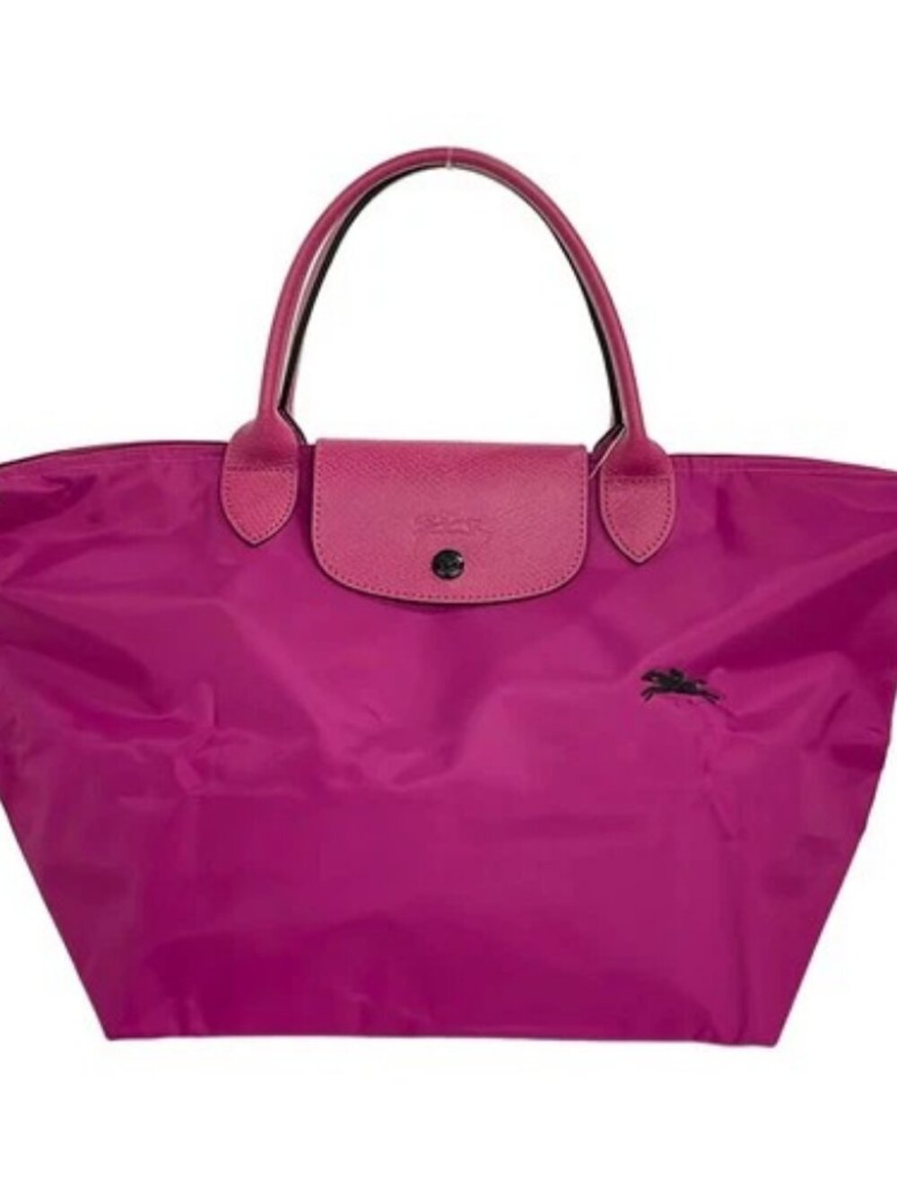 LONGCHAMP Le Pliage Club Pink Nylon Leather Handbag - Picture 1 of 9